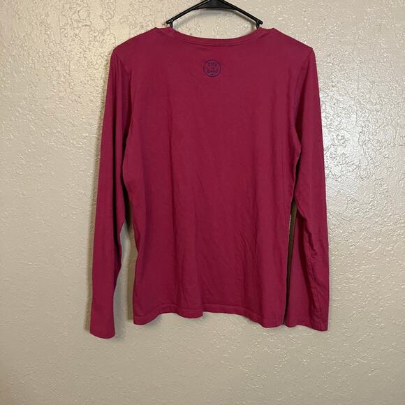 Life Is Good Pineapple Crusher Tee Small Pink - Picture 4 of 7